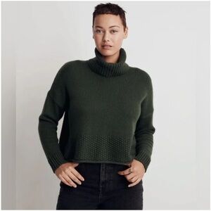 Madewell Olive Cowl Neck Sweater